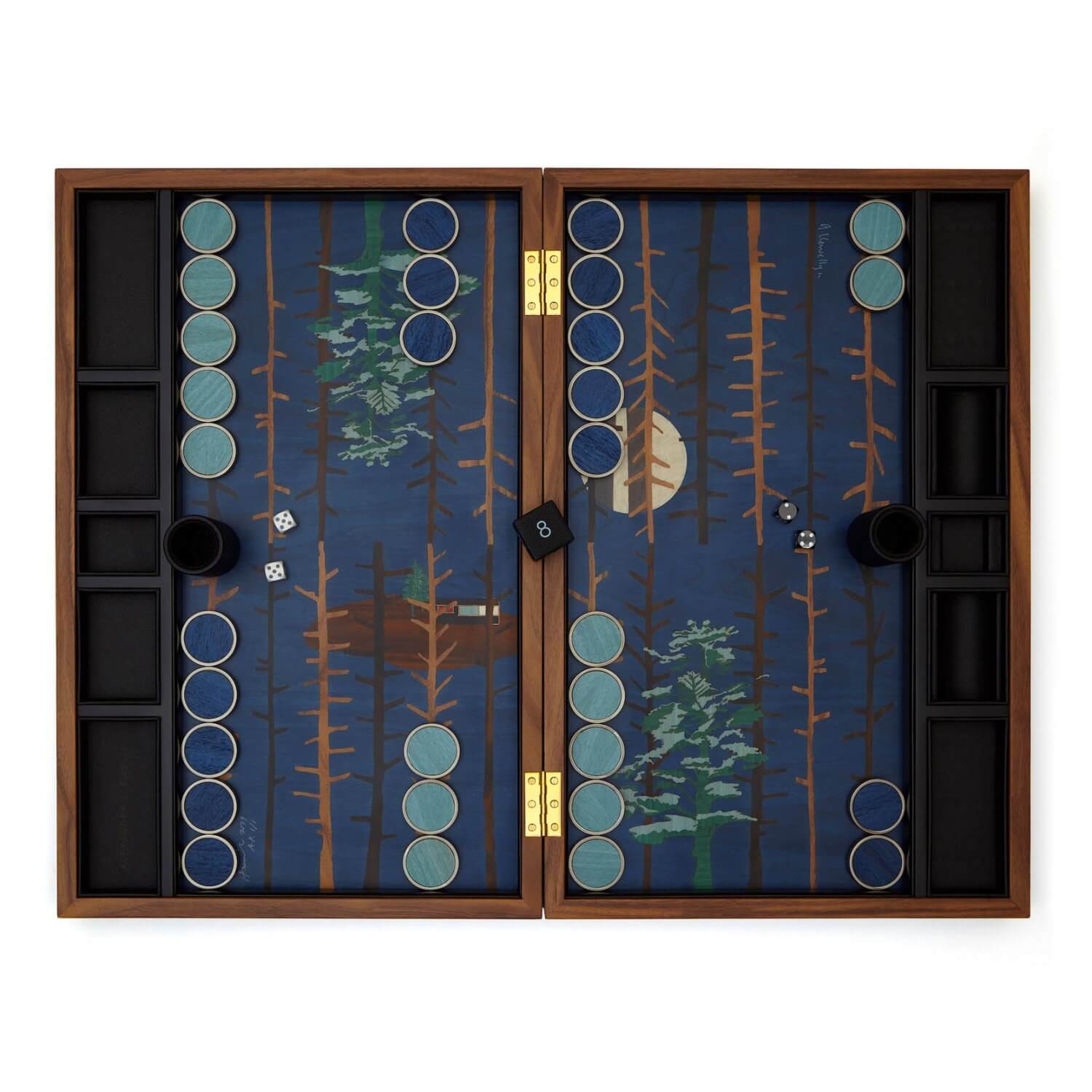 Alexandra Llewellyn Tom Hammick Backgammon Set Open