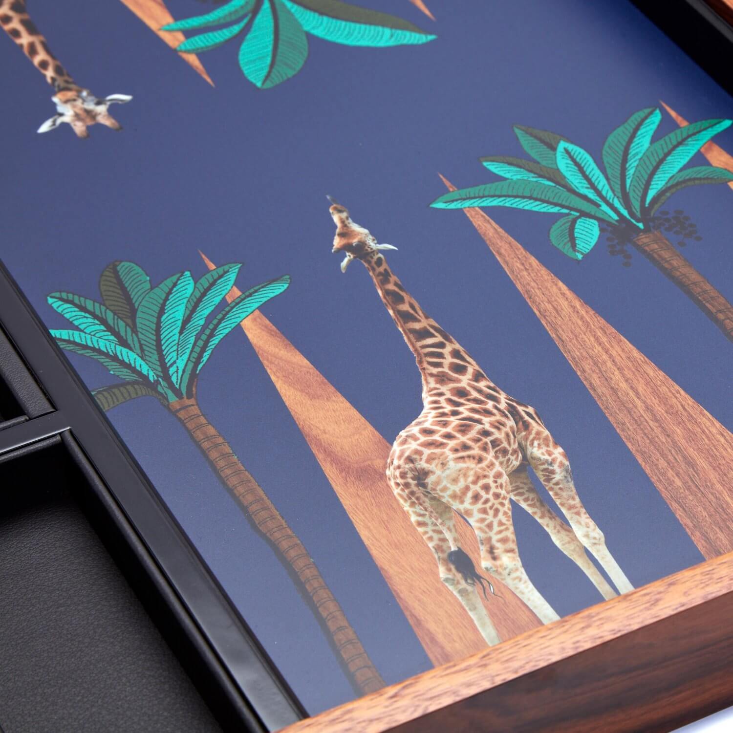 Alexandra Llewellyn Giraffe Backgammon Set Detail