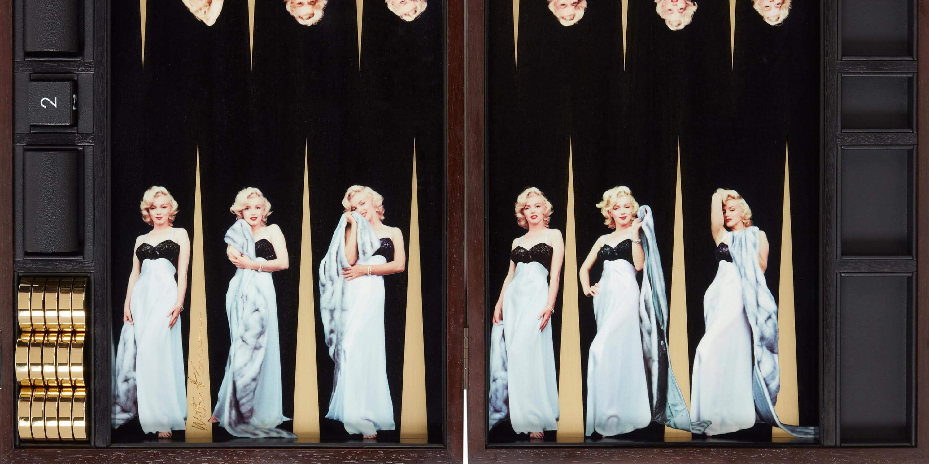 Marilyn Monroe Backgammon Set